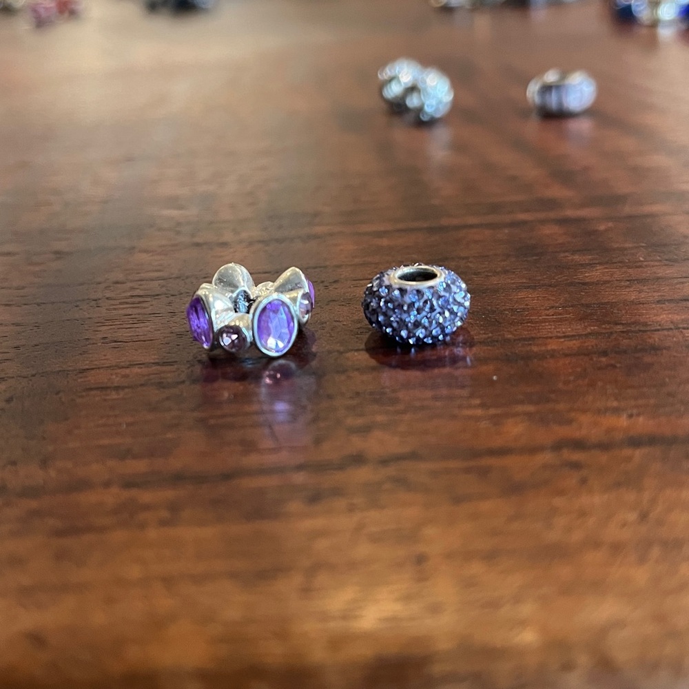 Purple Pandora-style bundle - Picture 3 of 4